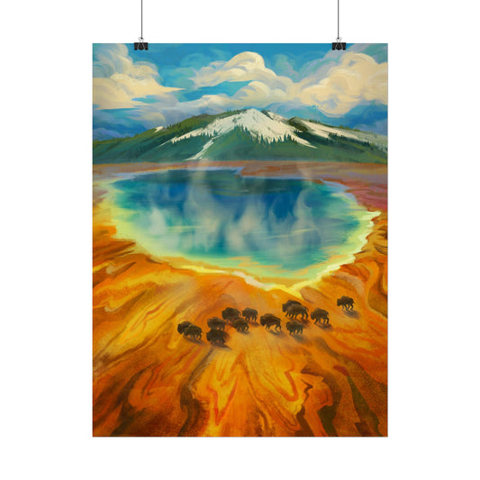 Yellowstone National Park Poster
