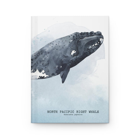 North Pacific Right Whale Hardcover Journal