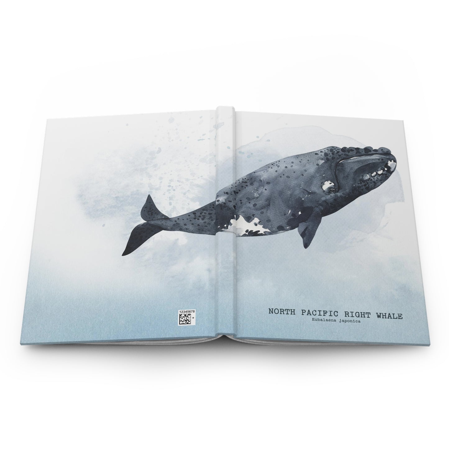 North Pacific Right Whale Hardcover Journal