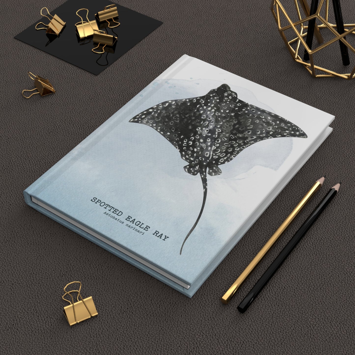 Spotted Eagle Ray Hardcover Journal
