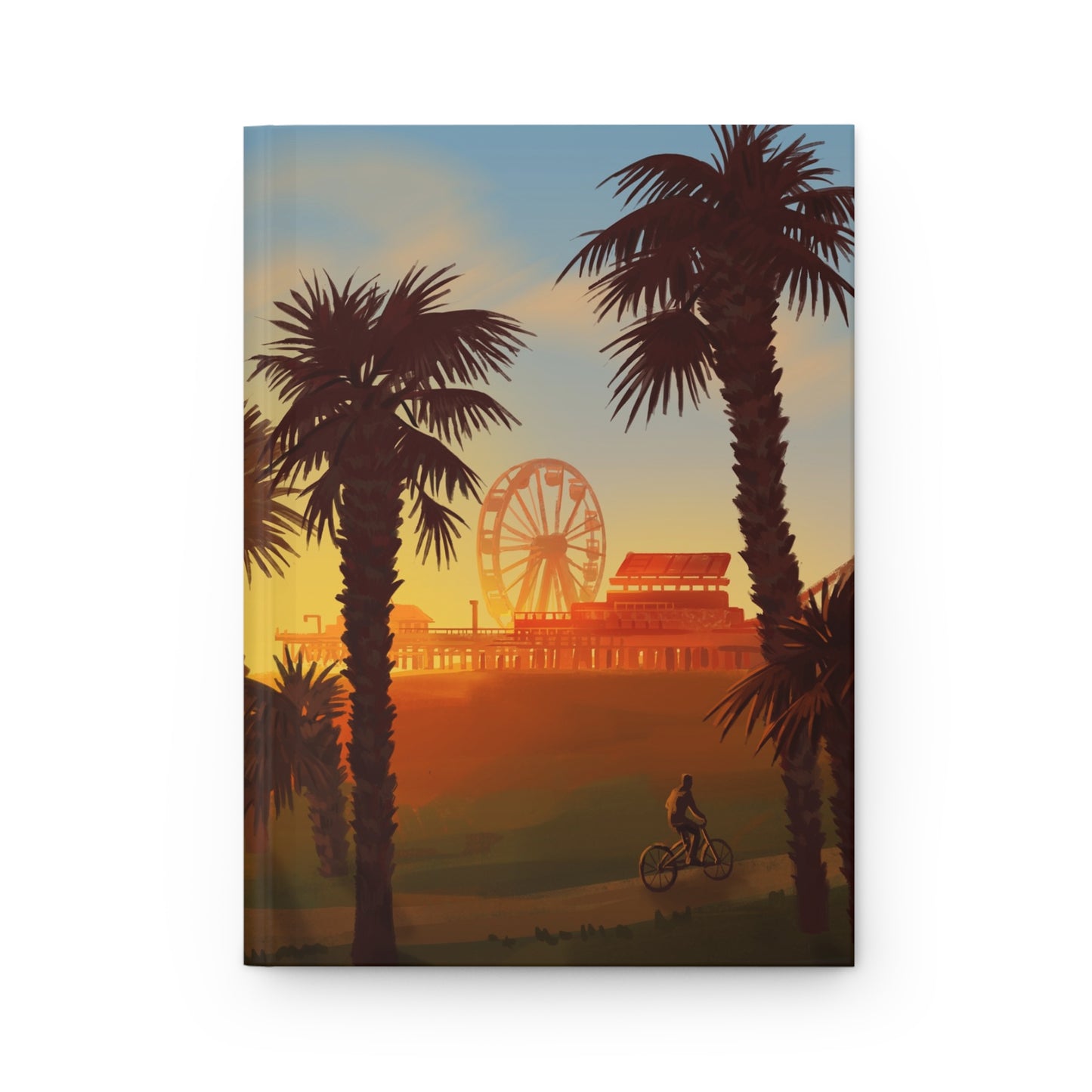 Santa Monica Pier Hardcover Journal