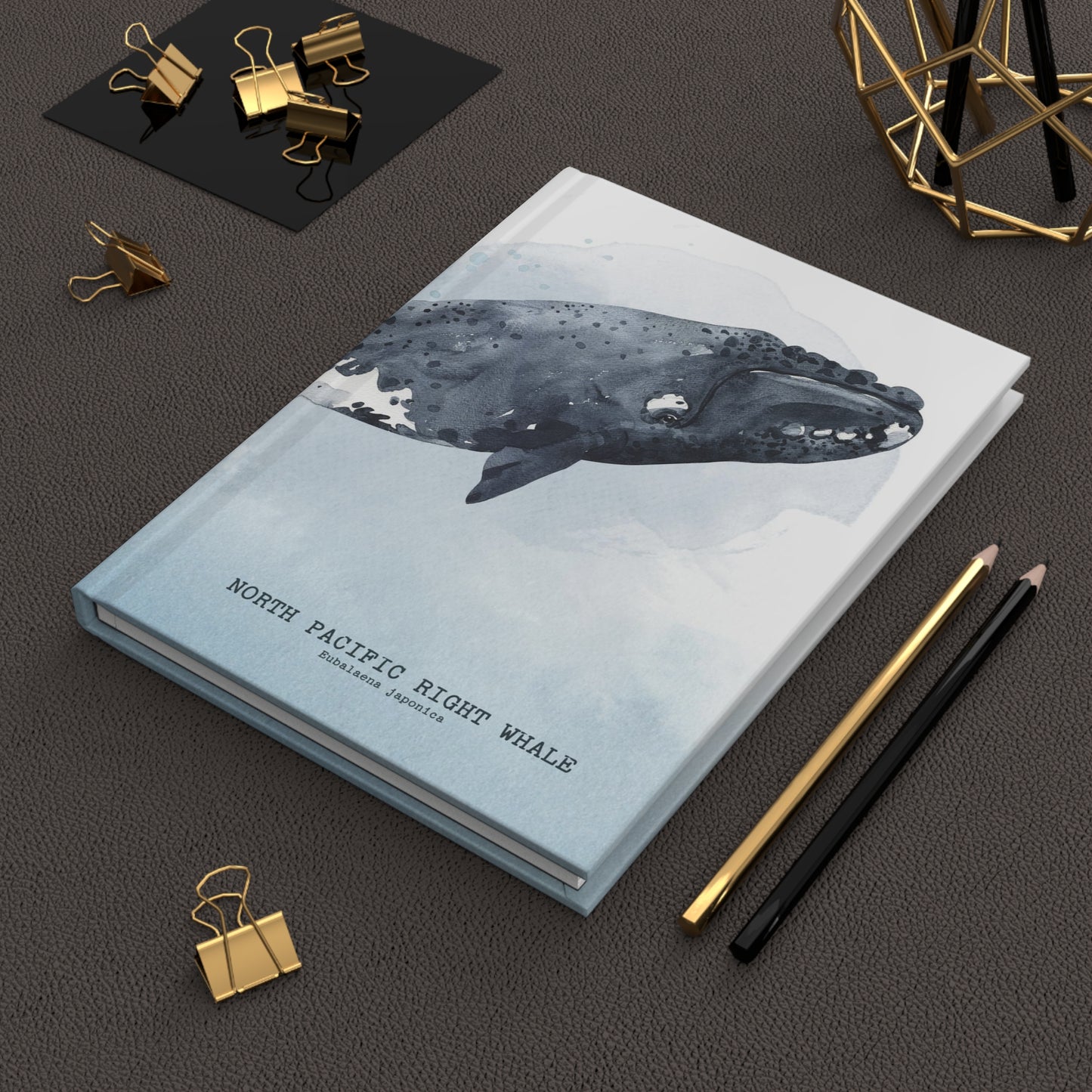 North Pacific Right Whale Hardcover Journal