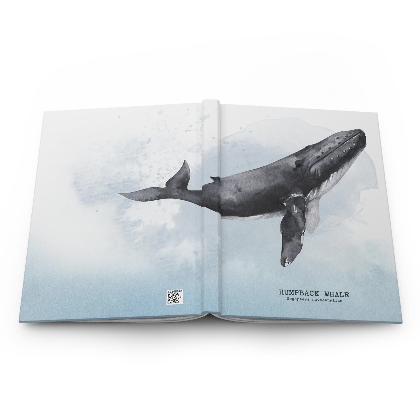 Humpback Whale Hardcover Journal