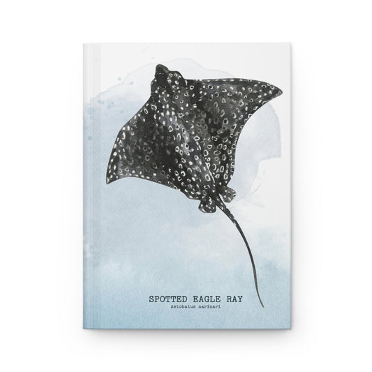 Spotted Eagle Ray Hardcover Journal