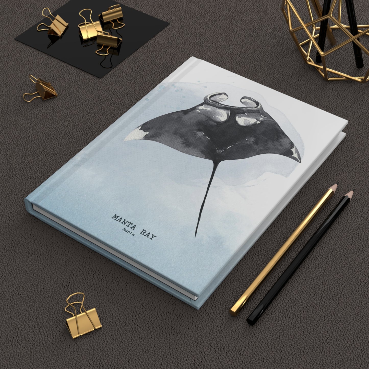 Manta Ray Hardcover Journal