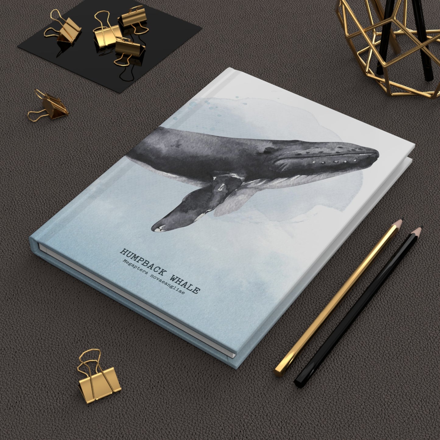 Humpback Whale Hardcover Journal