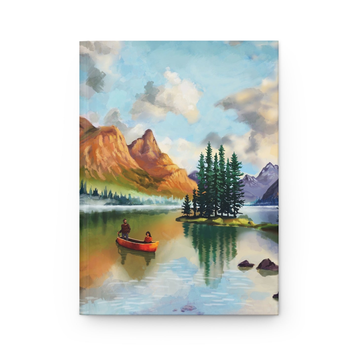 Maligne Lake Hardcover Journal