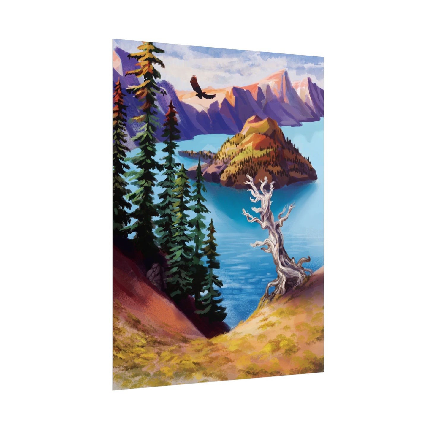 Crater Lake National Park Poster