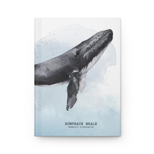 Humpback Whale Hardcover Journal