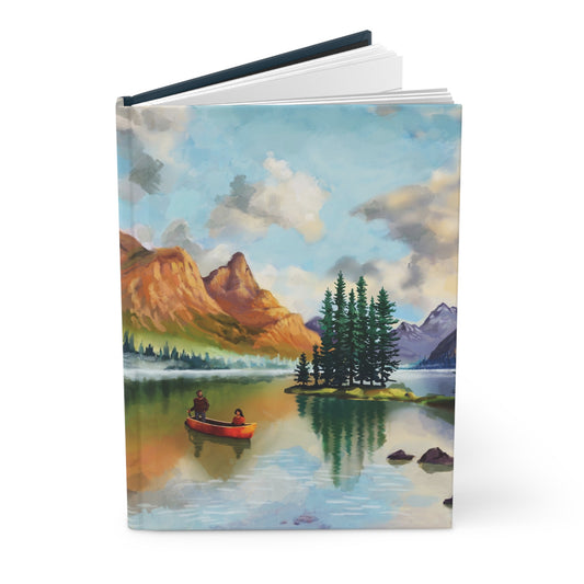 Maligne Lake Hardcover Journal