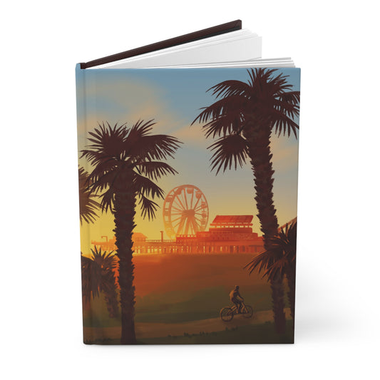 Santa Monica Pier Hardcover Journal