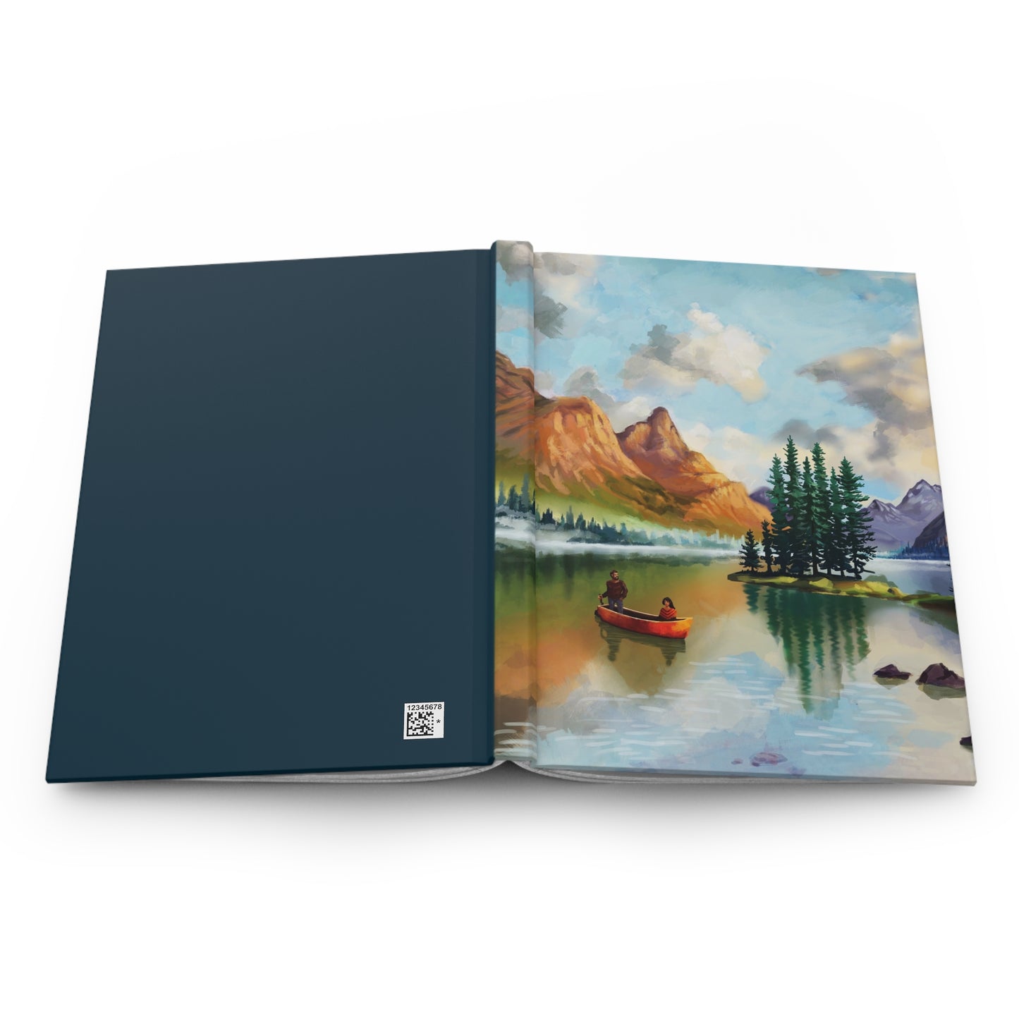 Maligne Lake Hardcover Journal