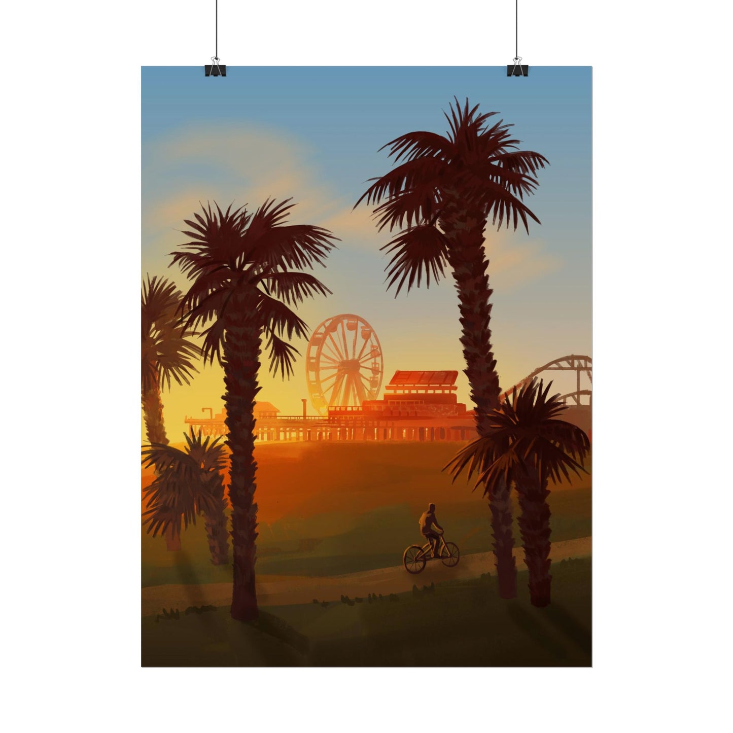 Santa Monica Pier Poster