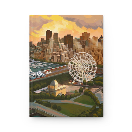 Old Port of Montreal Hardcover Journal