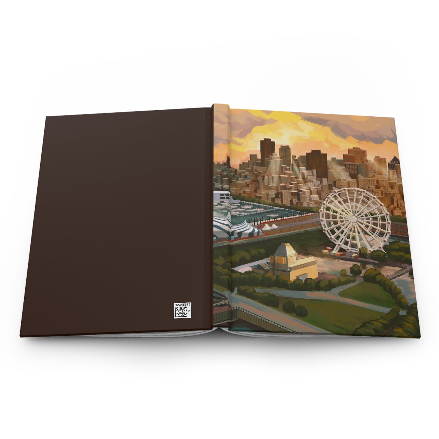 Old Port of Montreal Hardcover Journal